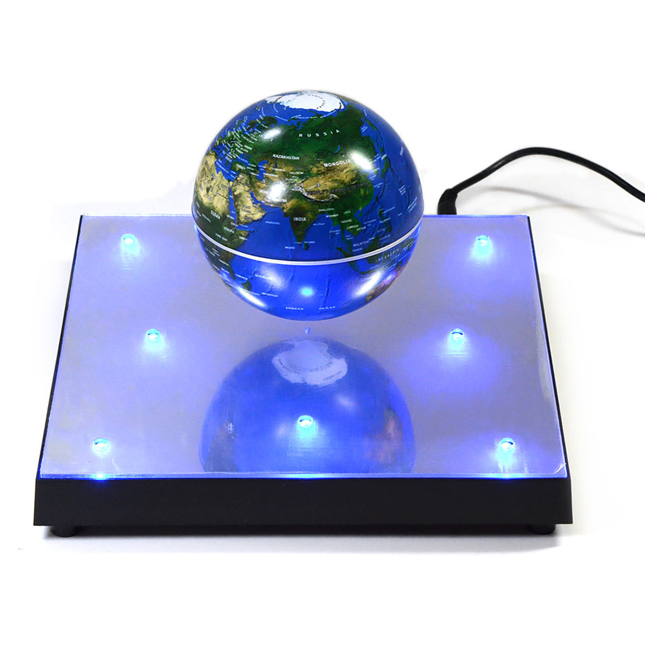 Insten Gravity Challenger Magnetic Levitating Globe, Desk Gadget Toy, Dark  Blue : Target