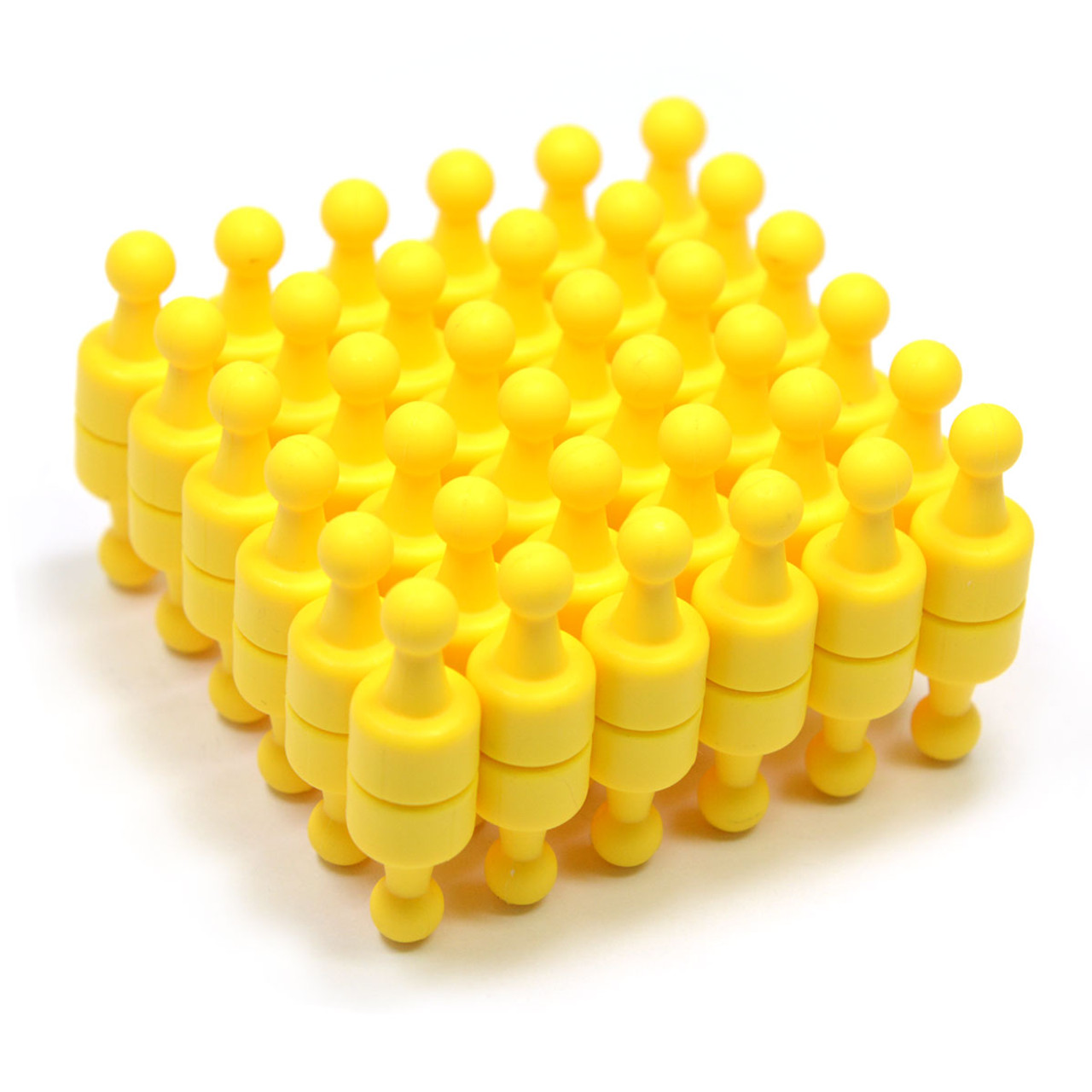 Yellow Push pins
