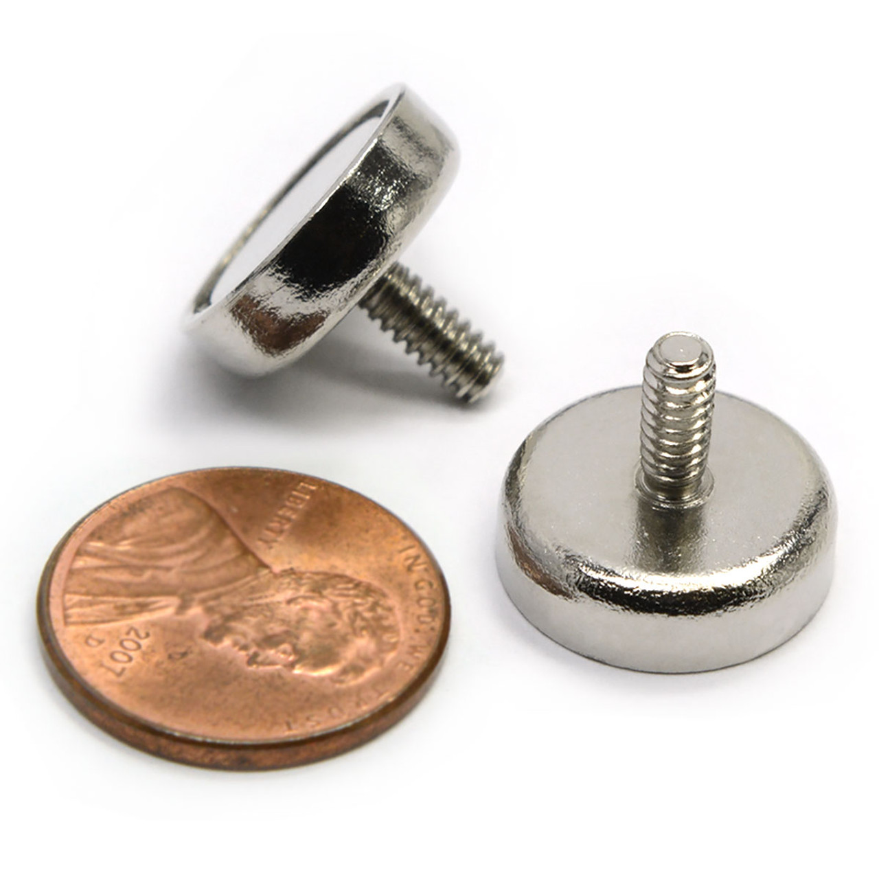 Neodymium Cup Magnet w/ Threaded Stud