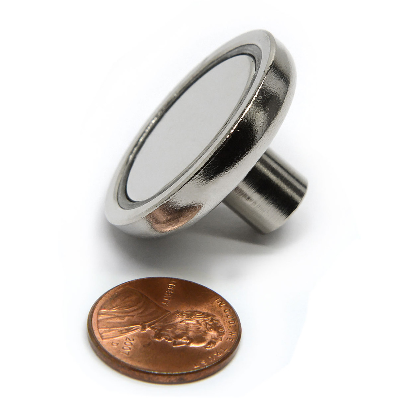 Neodymium Cup Magnet w/ Female Threaded Stud