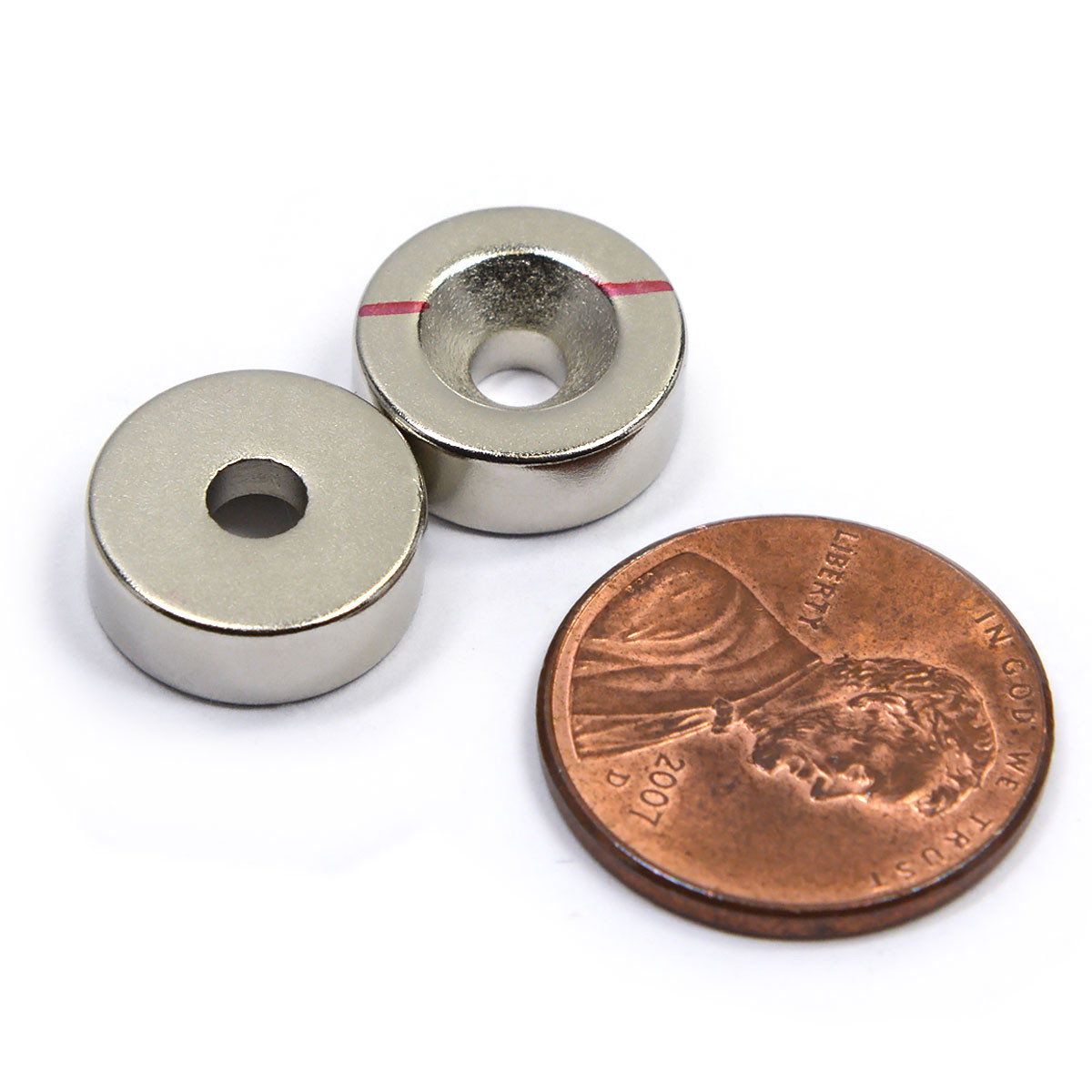 1/2 x 3/16" with #6 CounterSunk