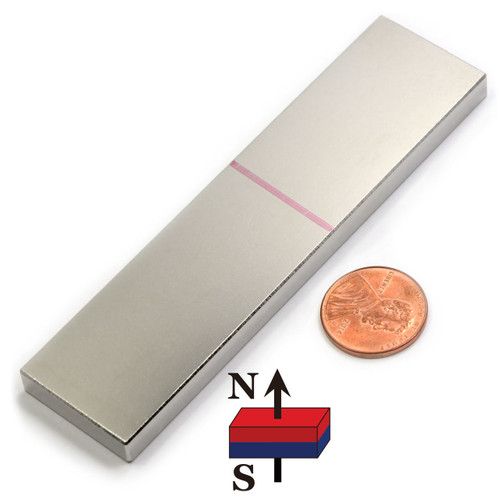 4"x1"x1/4" Neodymium Rare Earth Block Magnet