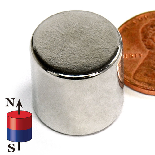 27 LB Pull N35 Neodymium Disc Magnet 16x16mm - Powerful Rare Earth Magnet for Industrial Use