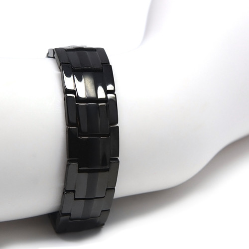 magnetic-bracelet-jewelry   Gloss Black Magnetic Bracelet B246QD