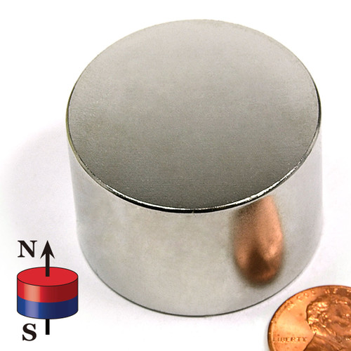 1.5X1" Neodymium Magnet N45 Disc