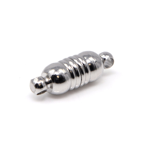 <img src="Bracelet Clasp Silver & Gold Ridged Cylinder Neodymium Magnetic Magnetic Bracelet Clasp.png" alt=" jewelry magnet clasps strong magnetic clasps for jewelry">