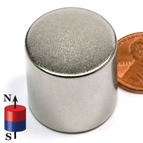 N52 neodymium disc magnet 7/8x7/8 inches