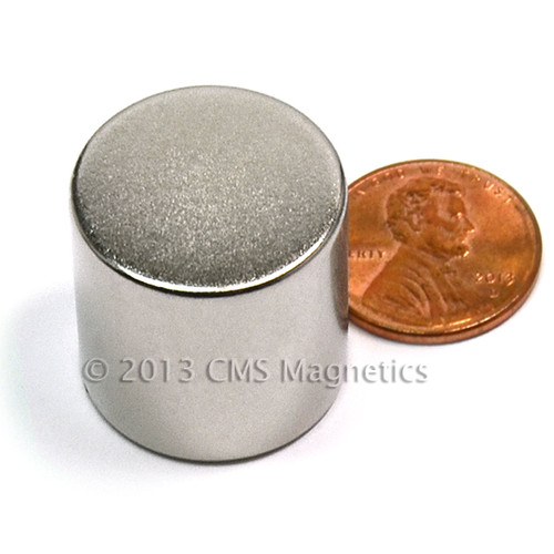 81 lb pull force rare earth cylinder magnet