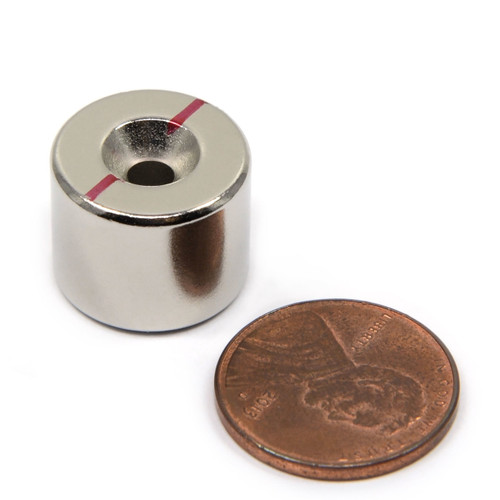 5/8"x1/2" Neodymium Disc Magnet w/6 Countersunk Hole on Both Sides