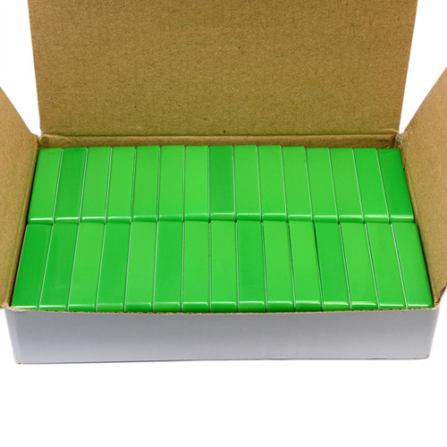 30 Piece Green Magnetic Holders 2X1X0.45"