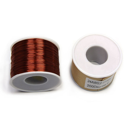 Magnet wire 1Lb Spool of 24 AWG Magnet Wire MW-24AWG-1