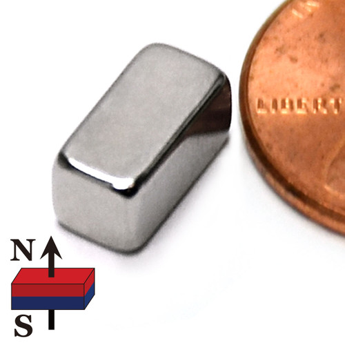 N52 neodymium bar magnet 3/8x1/8x1/8 inch