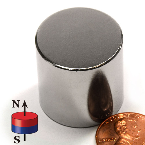 1X1" N42 Cylindrical Neodymium Magnet