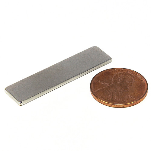 Bar Magnet 1-1/2x3/8x1/16" N52 Neodymium Magnet | Rare Earth (NB02118-52N)