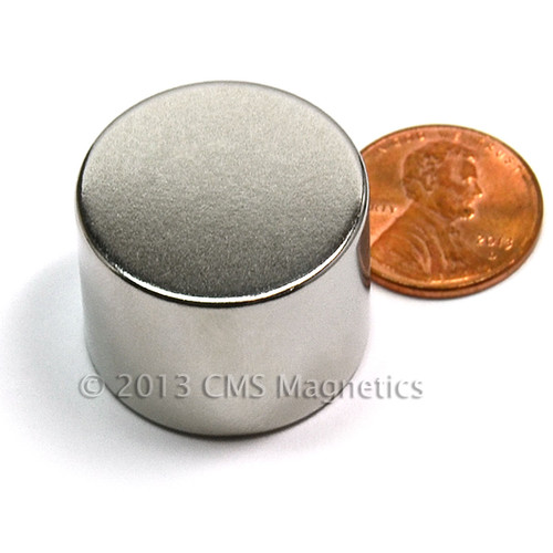 N42 Neodymium Magnet Dia 1X3/4"