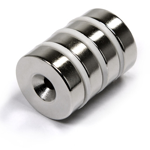 Strong Neodymium Disc Magnet Featuring 8 Countersunk Hole