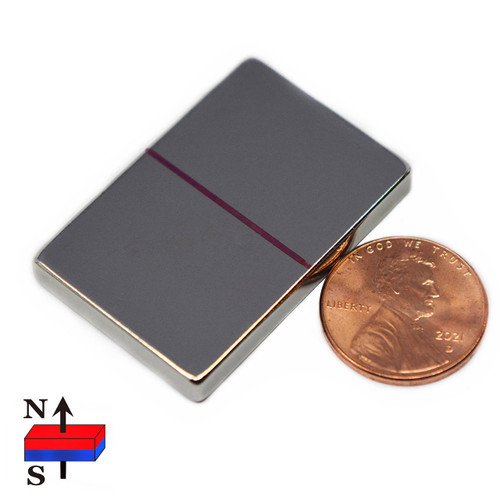 N45 Neodymium Magnet 1.5x1x3/16 Inch with 24 LB Pull