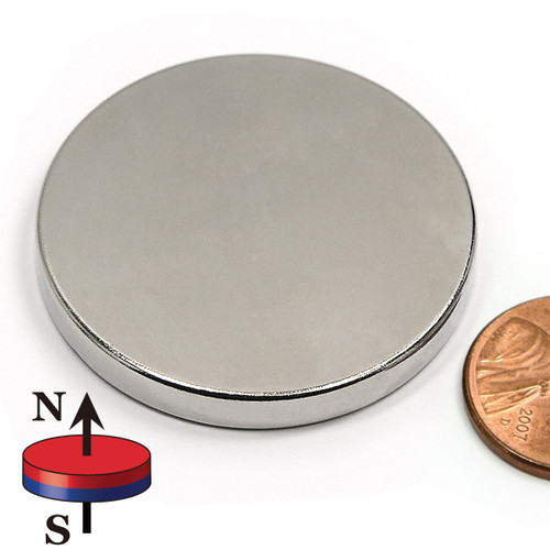 Dia 1 1/2"X3/16",  N45,  Disc Magnets, Neodymium Magnets, NdFeB, Nd Magnets, Rare Earth Magnets