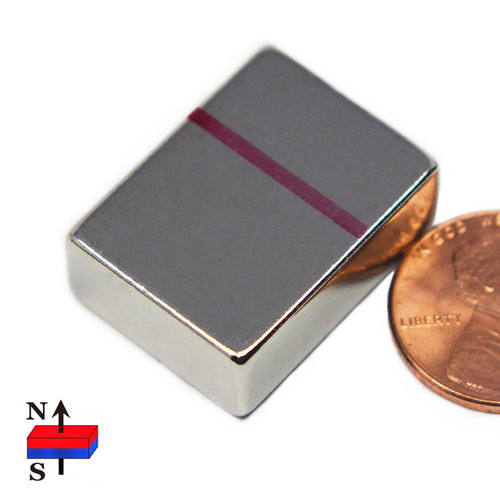 N52 Block Neodymium Magnet 1x0.75x0.375
