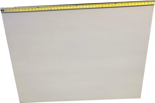 48x36 Stainless Steel Magnetic Message Board for Kitchen and Office Organization