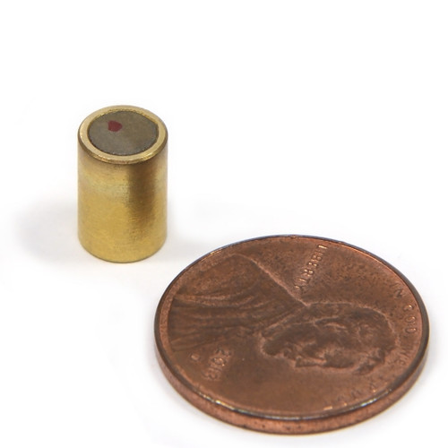 Durable Brass Encased SmCo Magnet for Industrial Use
