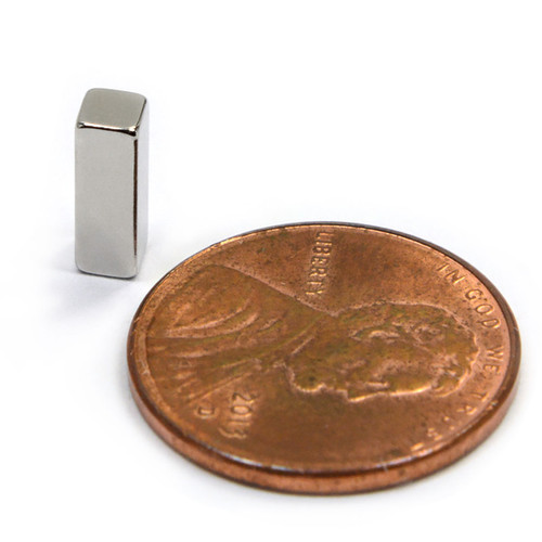 1/8"x1/8"x3/8" Neodymium Rare Earth Block Magnet