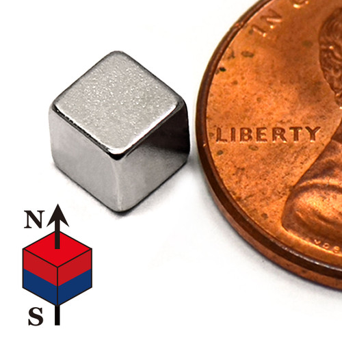 3/16" Neodymium Rare Earth Cube Magnet