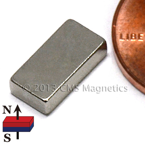 Neodymium Magnet 1/4 Cube Magnet N42 6.3LB Pull