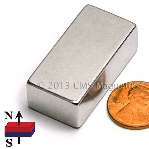 1.5x3/4x1/2" Neodymium Magnet