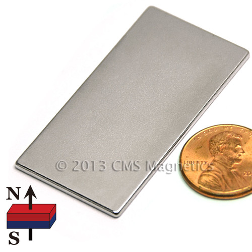 2x1x1/16" Neodymium Magnet