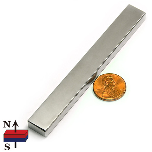 4"X1/2"X1/4" NdFeB Rare Earth Magnets