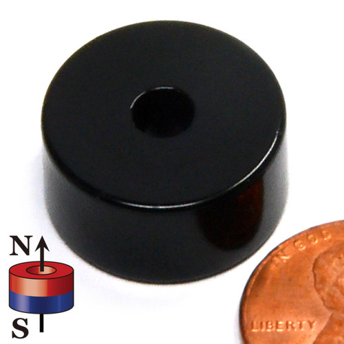 N42 Neodymium Ring Magnet 3/4 OD x 3/16 ID x 3/8
