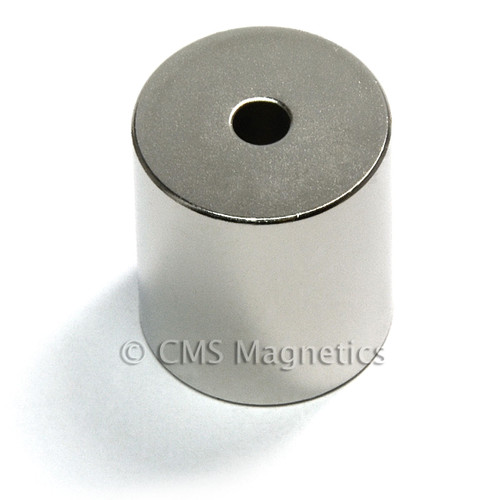 N45 NdFeB Ring Magnet OD 7/8 x ID 3/16 x 1"