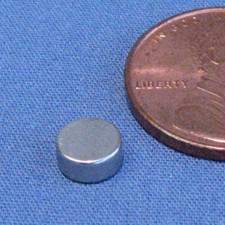 N42 Neodymium Disc Magnet Dia 0.22X0.1" Rare Earth Magnet