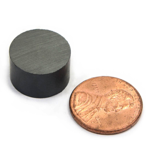 100Pack Grade C8 Hard Ferrite Disc 5/8x3/8" for Crafts & DIY