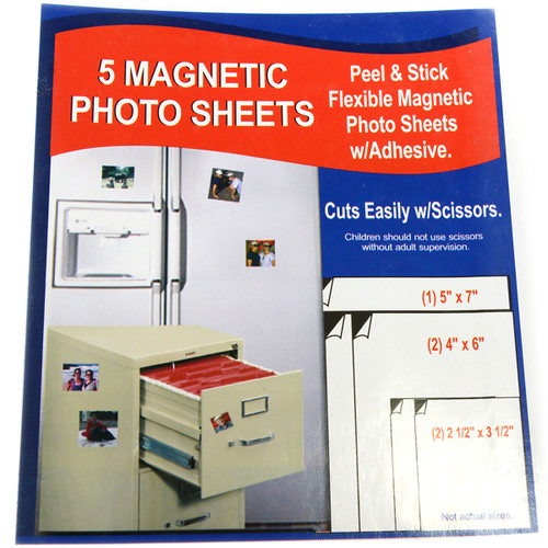 Magnetic Photo Sheets with Adhesive