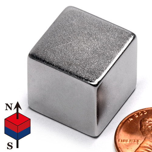 3/4" Neodymium Rare Earth Cube Magnet