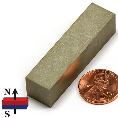 SmCo Block Magnet 2"x1/2"x1/2" for High-Temperature Applications