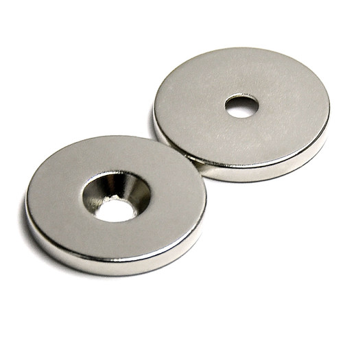 Strong Rare Earth Disc Magnet with 8 Countersink
