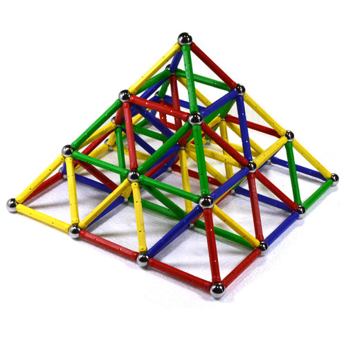 156-Piece Educational Magnetic Building Set
