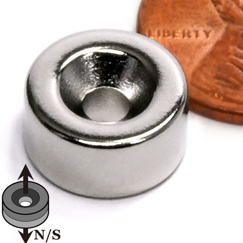 N45 Neodymium Magnet 1/2"x1/4" with 12 LB Pull Force