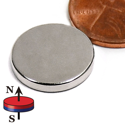 N45 Neodymium Disc Magnet 5/8 inch x 3/32 inch