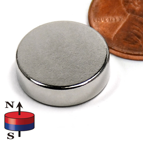 N45 Dia 5/8X3/16" Neodymium Magnet