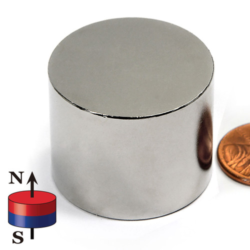 N45 1-1/4x1 Disc Neodymium Magnet