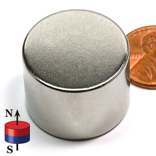 1"X3/4" N42 Disk Neodymium Magnet