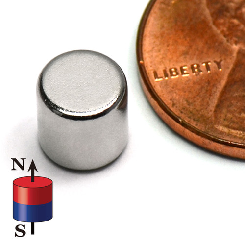 1/4"X1/4" NdFeB Rare Earth N52 Neodymium Cylindrical Magnet 1/4"x1/4" Rare Earth Cylinder Magnets
