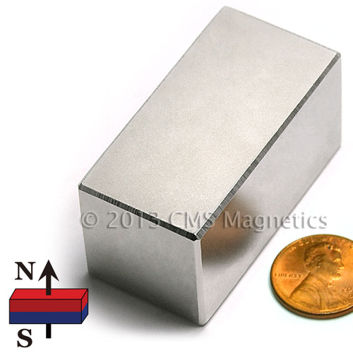 2x1x1" Neodymium Magnet