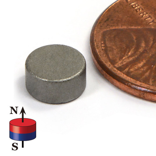 Samarium Cobalt Disc Magnet 1/4 x 1/8 inch
