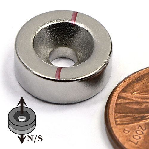 1/2 x 3/16" with #6 CounterSunk