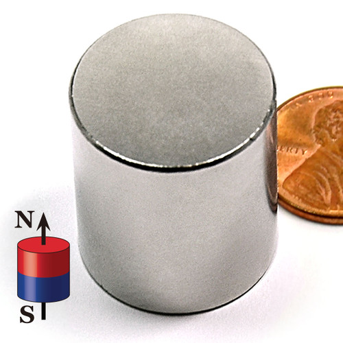 N52 Slugs 90 LB Pull Dia 7/8X1" HighStrength Cylindrical